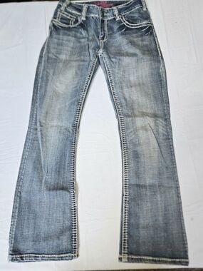 Rock & Roll Cowgirl 29x32 Bootcut Embellished Western Jeans 🤠